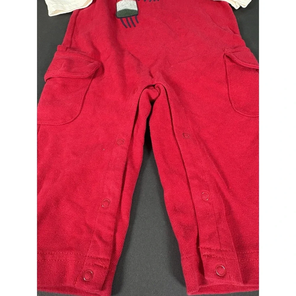 Gymboree Snow Chillin Romper 6-12 Months NWT Red Winter Scarf Brrr One Piece